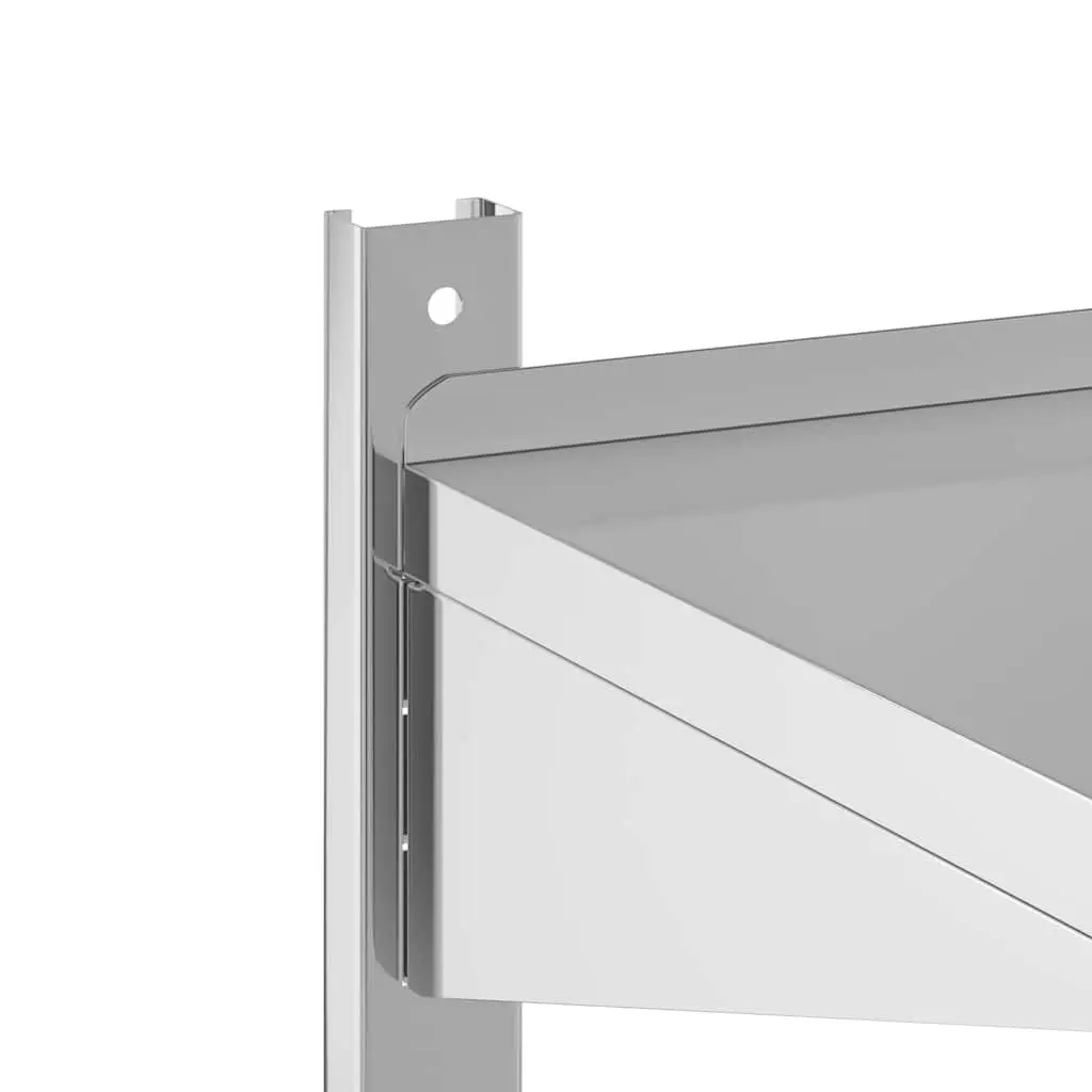 Stainless Steel 2-Tier Floating Shelf for Storage
