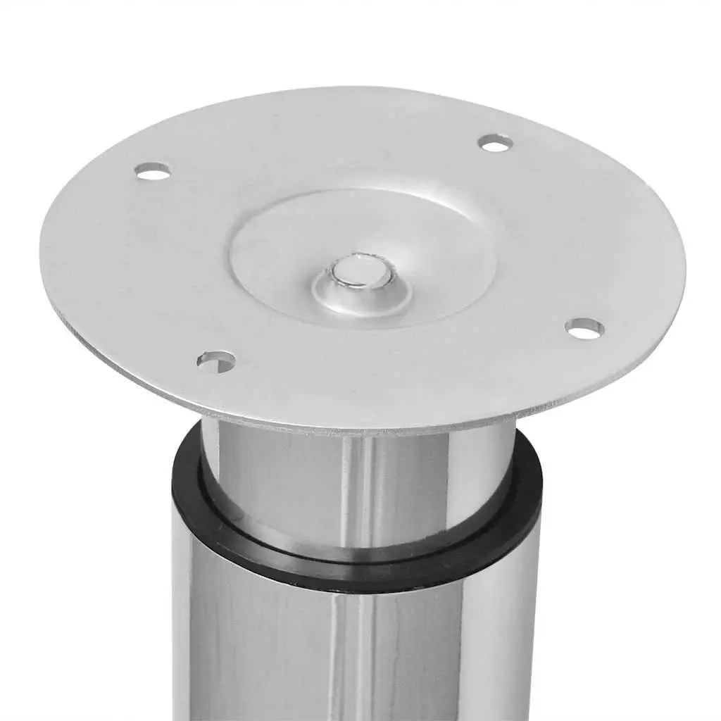 Telescopic Table Legs 4 Pieces Adjustable 710 mm-1100 mm Chrome Replacement