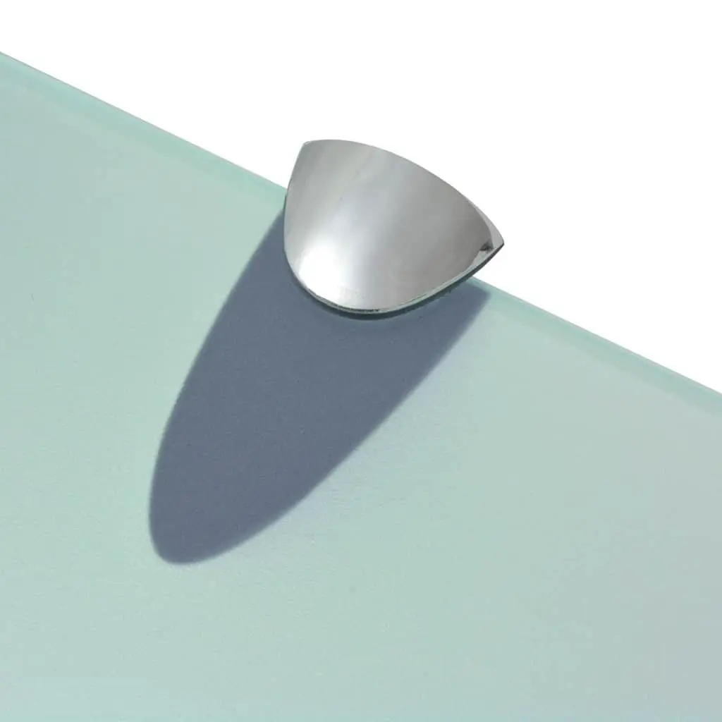 Floating Shelves Glass 30x10 cm Transparent 2 pcs