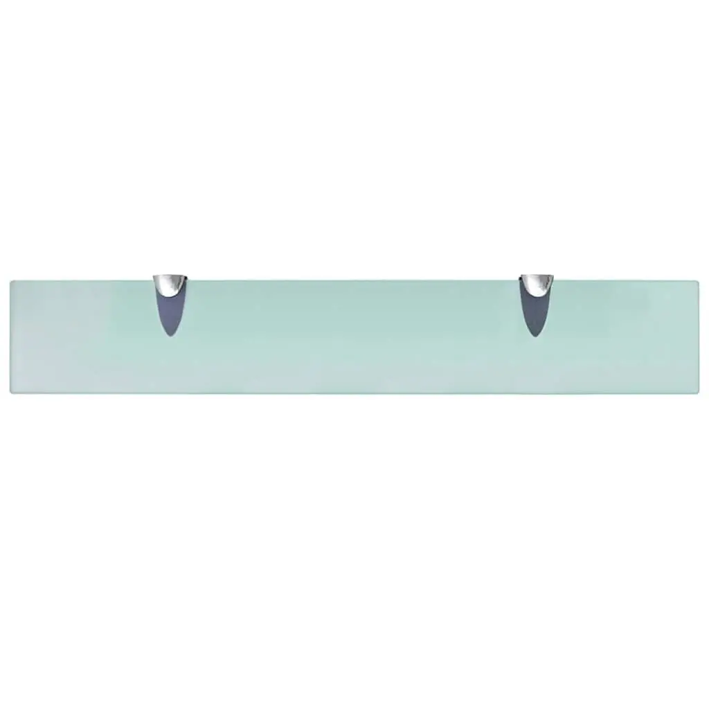 Floating Wall Shelves, 2-Piece Glass Set
