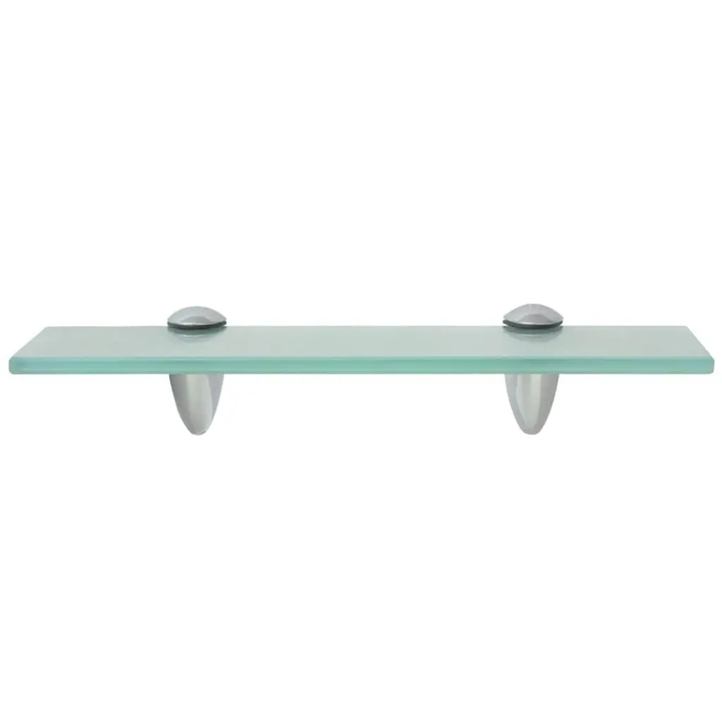 Floating Shelves Glass 30x20 cm Transparent 2 pcs Wall Mounted Display Shelf