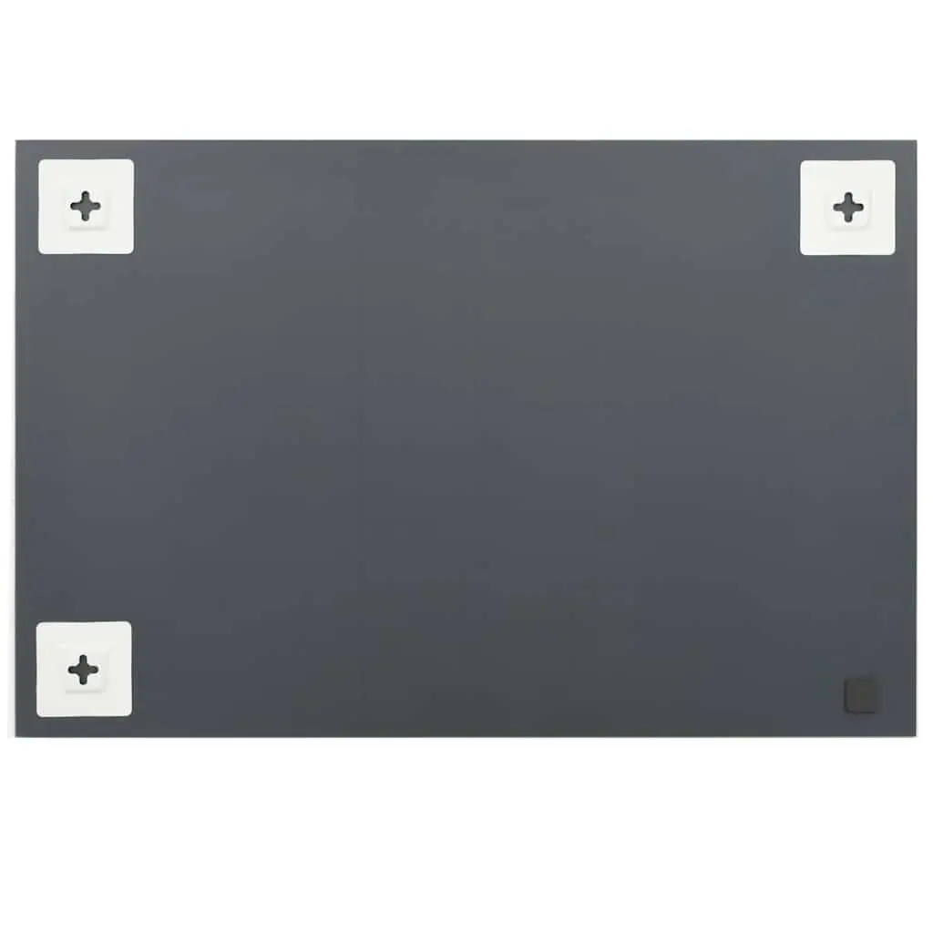 Rectangular Wall Mirror 60x40 cm Silver