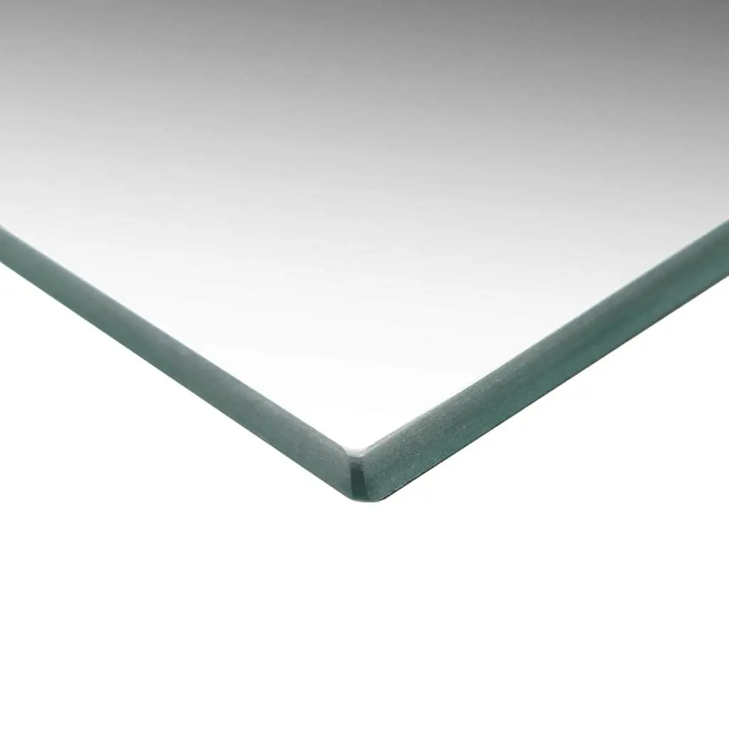 Square Wall Mirror Glass 60x60 cm Silver