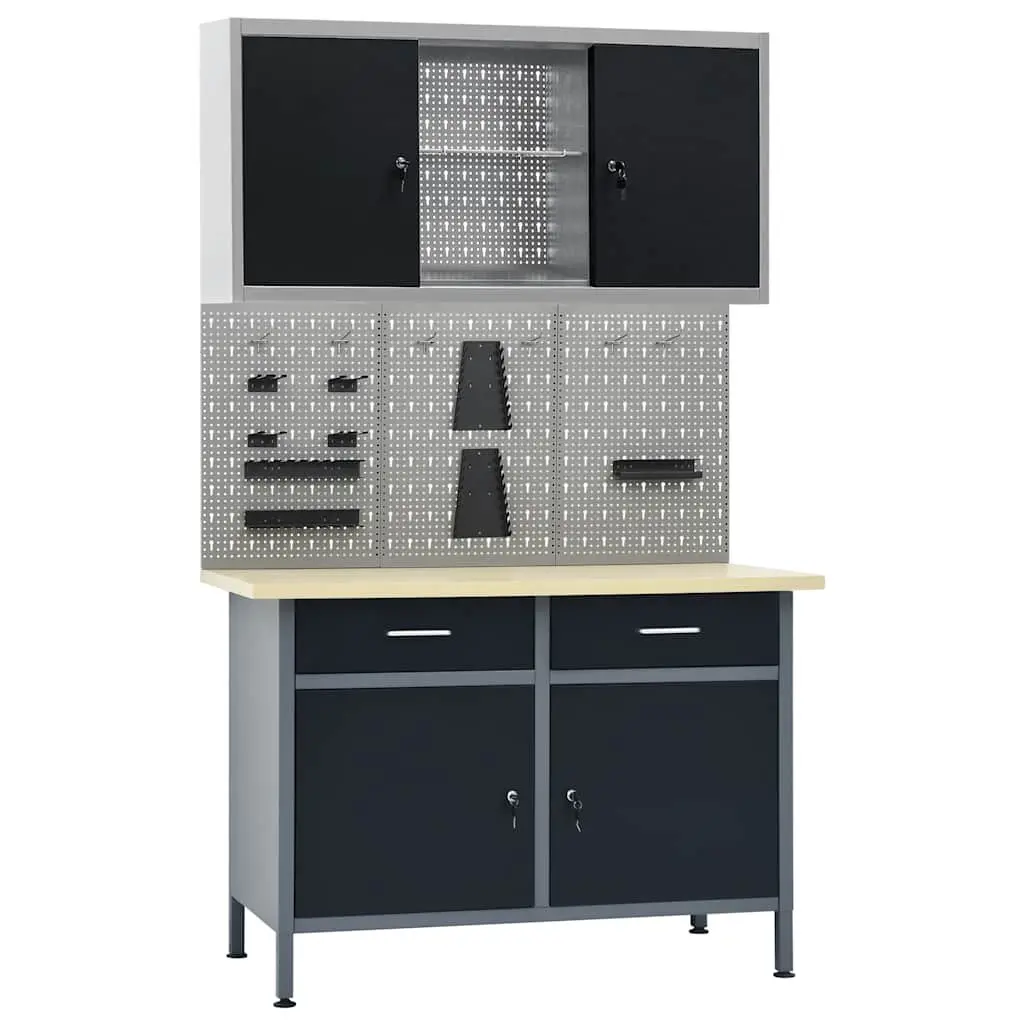 Workbench Storage System with Cabinet & Panels