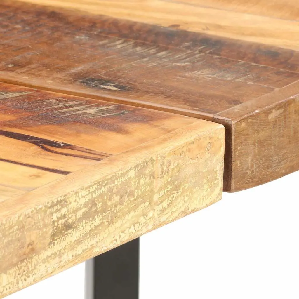 Solid Wood 9-Piece Bar Set with Industrial Style
