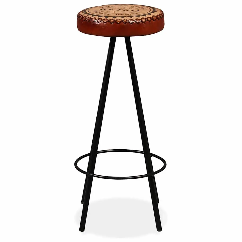 Solid Wood 9-Piece Bar Set with Industrial Style