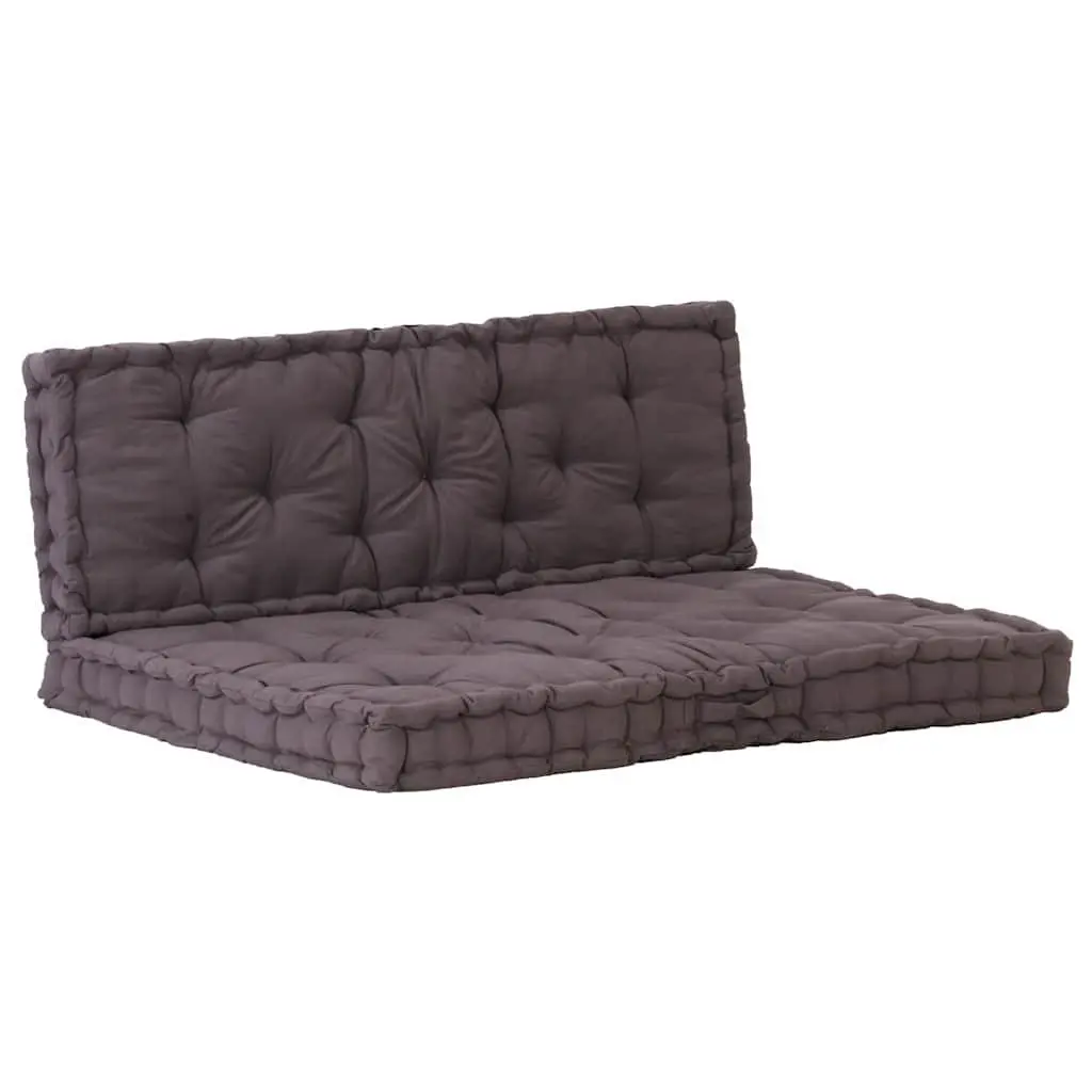 Anthracite Cotton Cushions for Pallet Seating