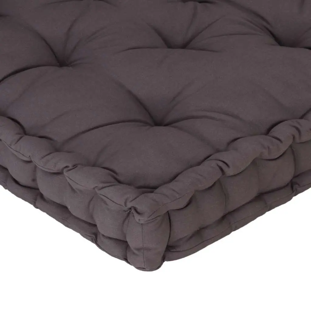 Anthracite Cotton Cushions for Pallet Seating