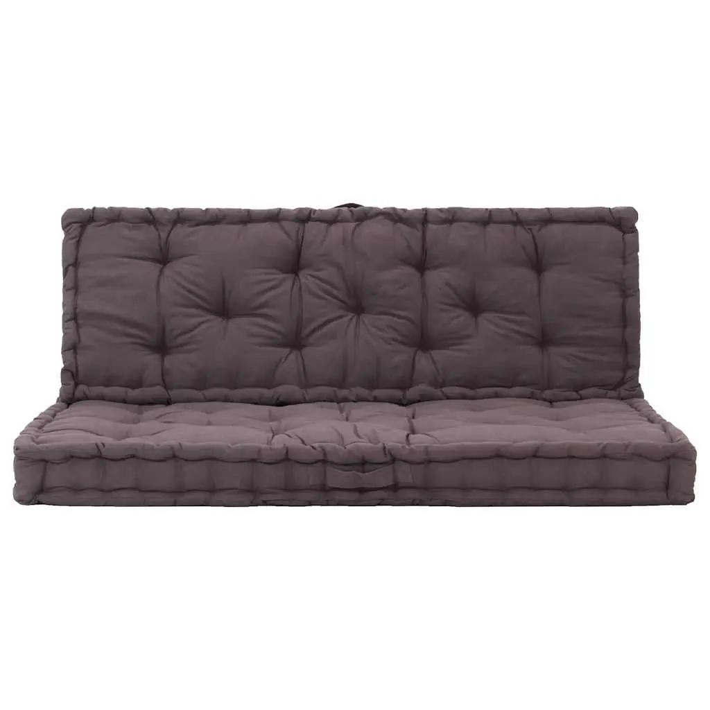 Anthracite Cotton Cushions for Pallet Seating