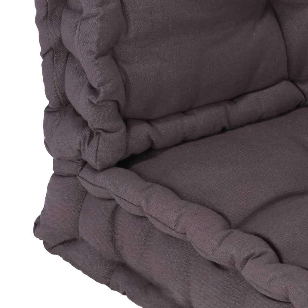 Anthracite Cotton Cushions for Pallet Seating