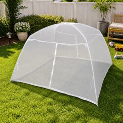 Outdoor Camping Tent with Fiberglass Poles and Mosquito Screen