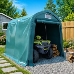 Green Garage Tent 1.6 x 2.4m Outdoor Canopy Carport