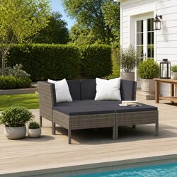 Premium Outdoor 4-Piece Lounge Set in Grey