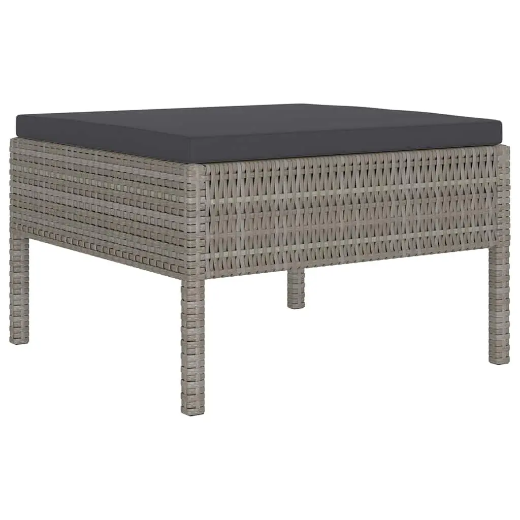 Outdoor 4-Piece Lounge Set in Grey