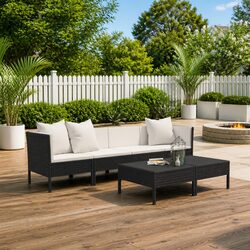 High-Quality 6 Piece Garden Lounge Set with Cushions