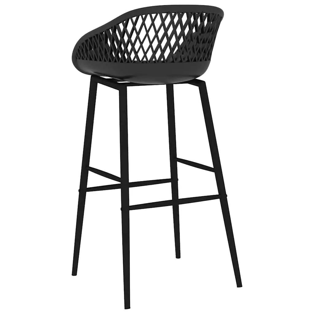5-Piece White Bar Set with Stools