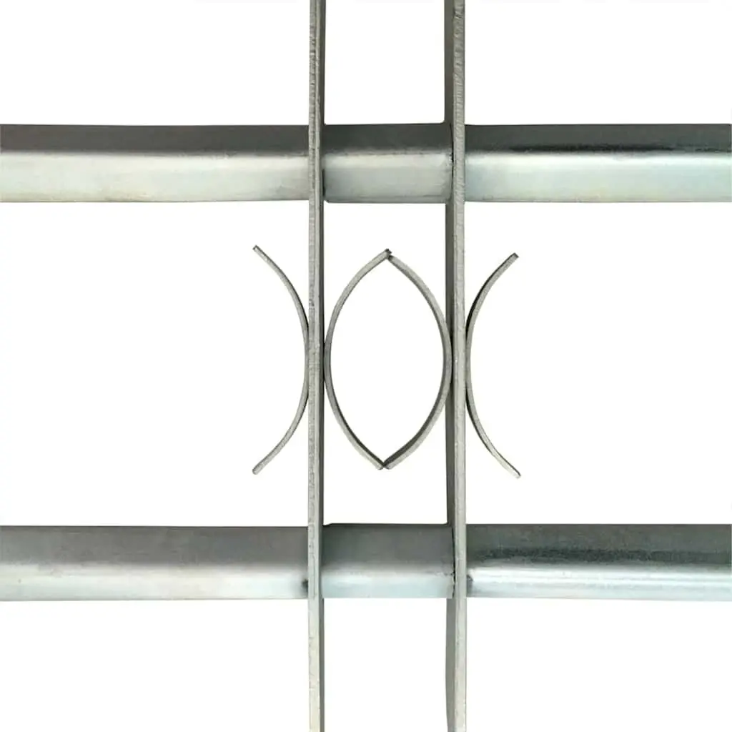 Adjustable Security Grilles 700-1050mm Galvanised Steel 2 Pack