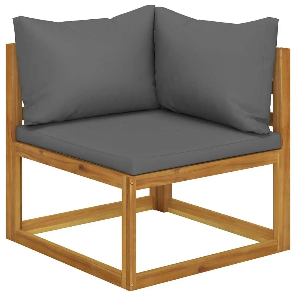 4-Piece Garden Lounge Set with Cushions and Coffee Table