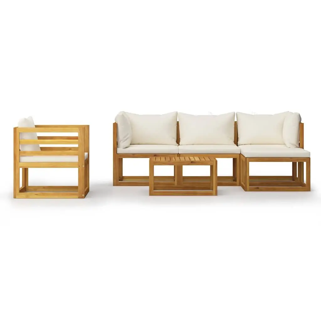 6 Piece Garden Lounge Set with Coffee Table