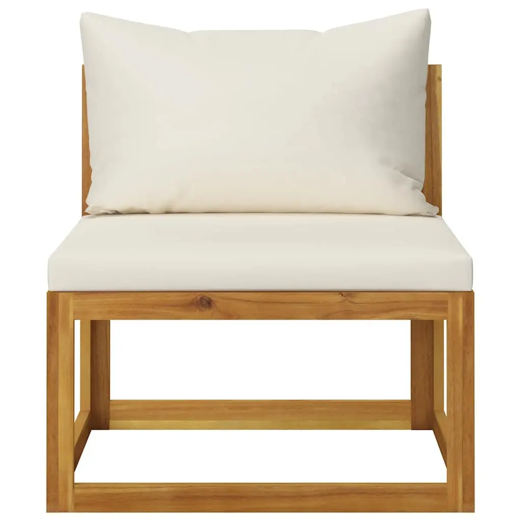 6-Piece Acacia Garden Lounge Set with Cushions