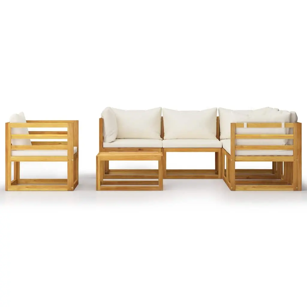 7 Piece Garden Lounge Set Outdoor Furniture Sofa Coffee Table Modular Seating