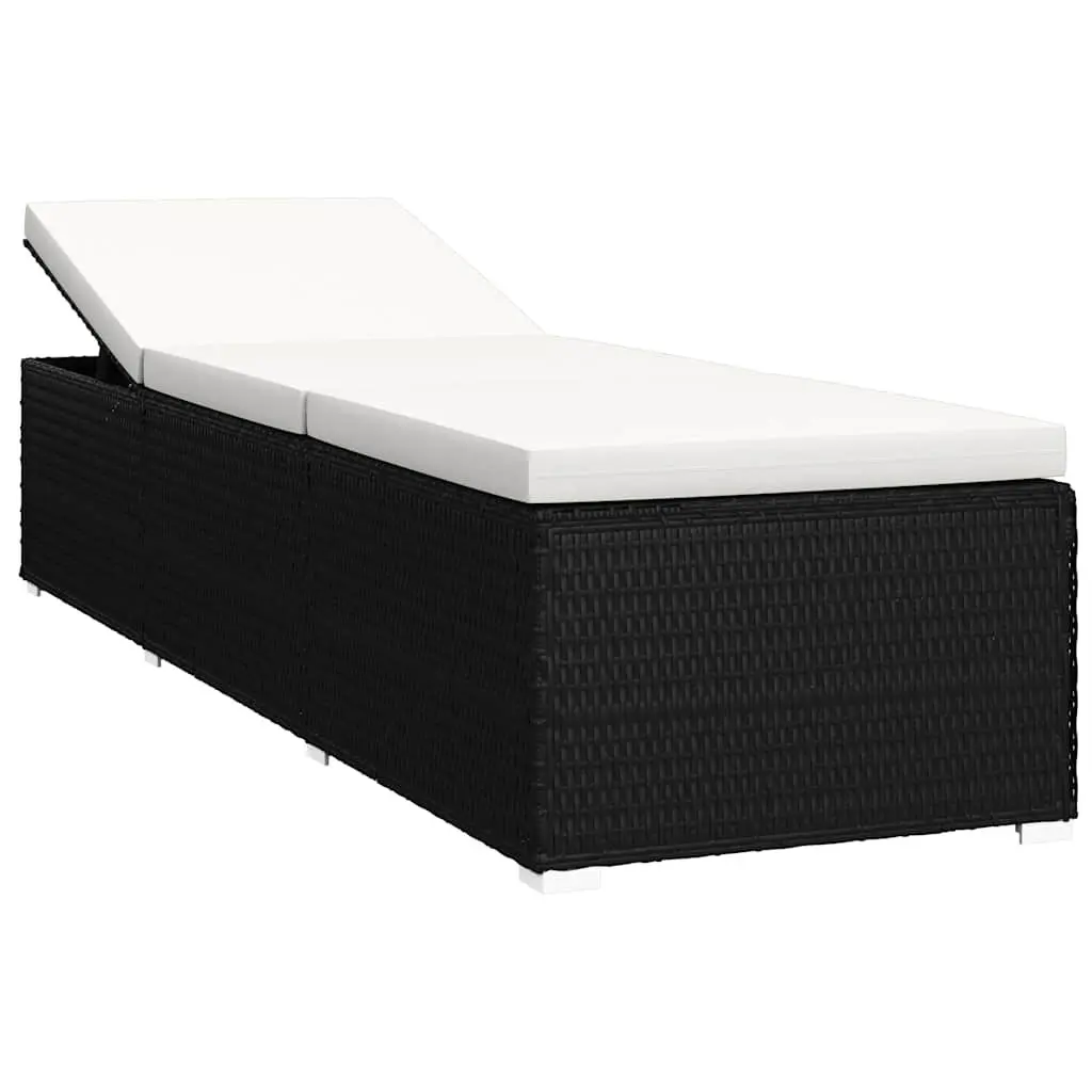 3-Piece Sun Lounger Set with Tea Table