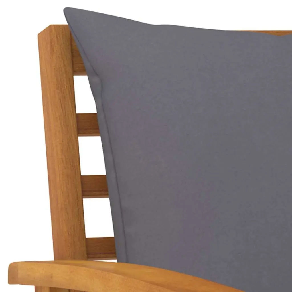 5 Piece Outdoor Garden Lounge Set with Acacia Wood Frame