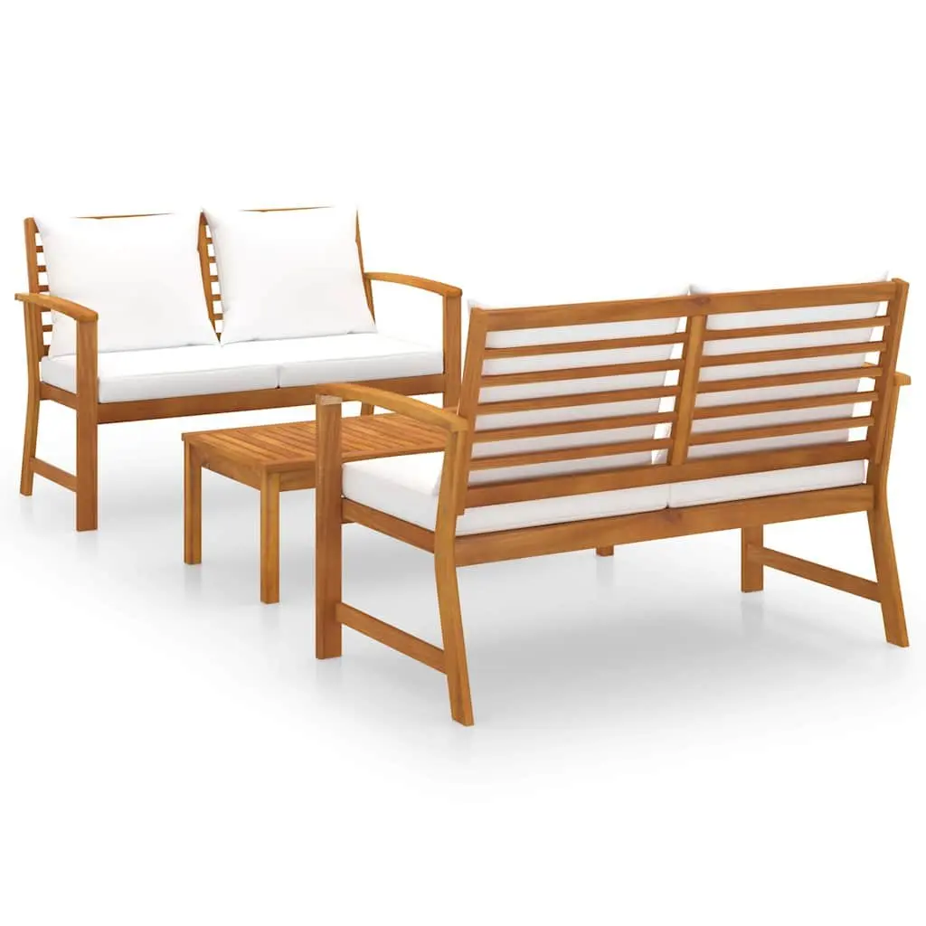 3 Piece Lounge Set for Outdoor Spaces
