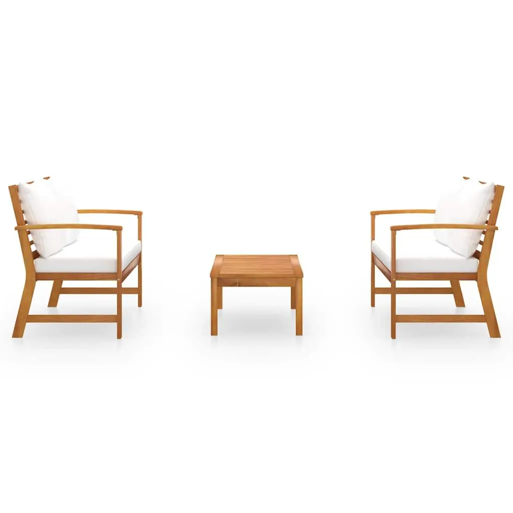 3 Piece Lounge Set for Outdoor Spaces