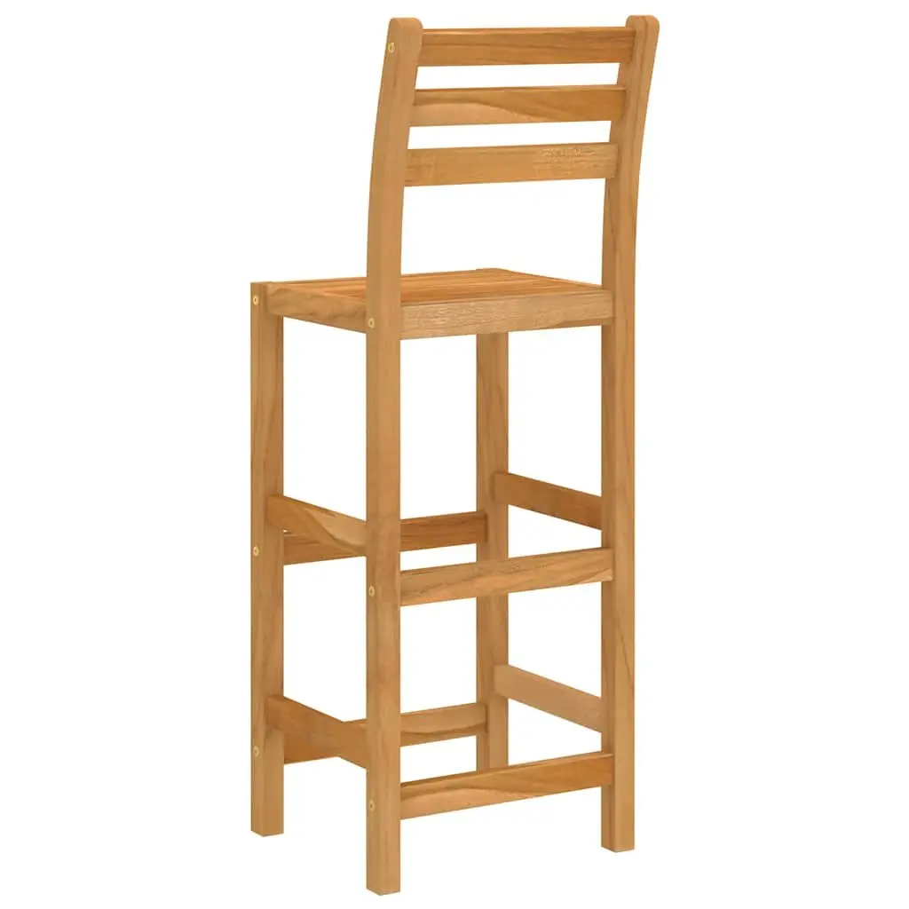 Solid Wood 7 Piece Bar Set for Outdoor Spaces
