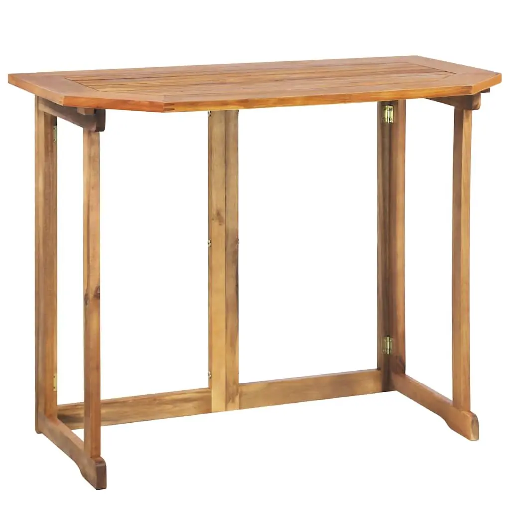 4 Piece Wooden Bistro Set for Outdoor Use