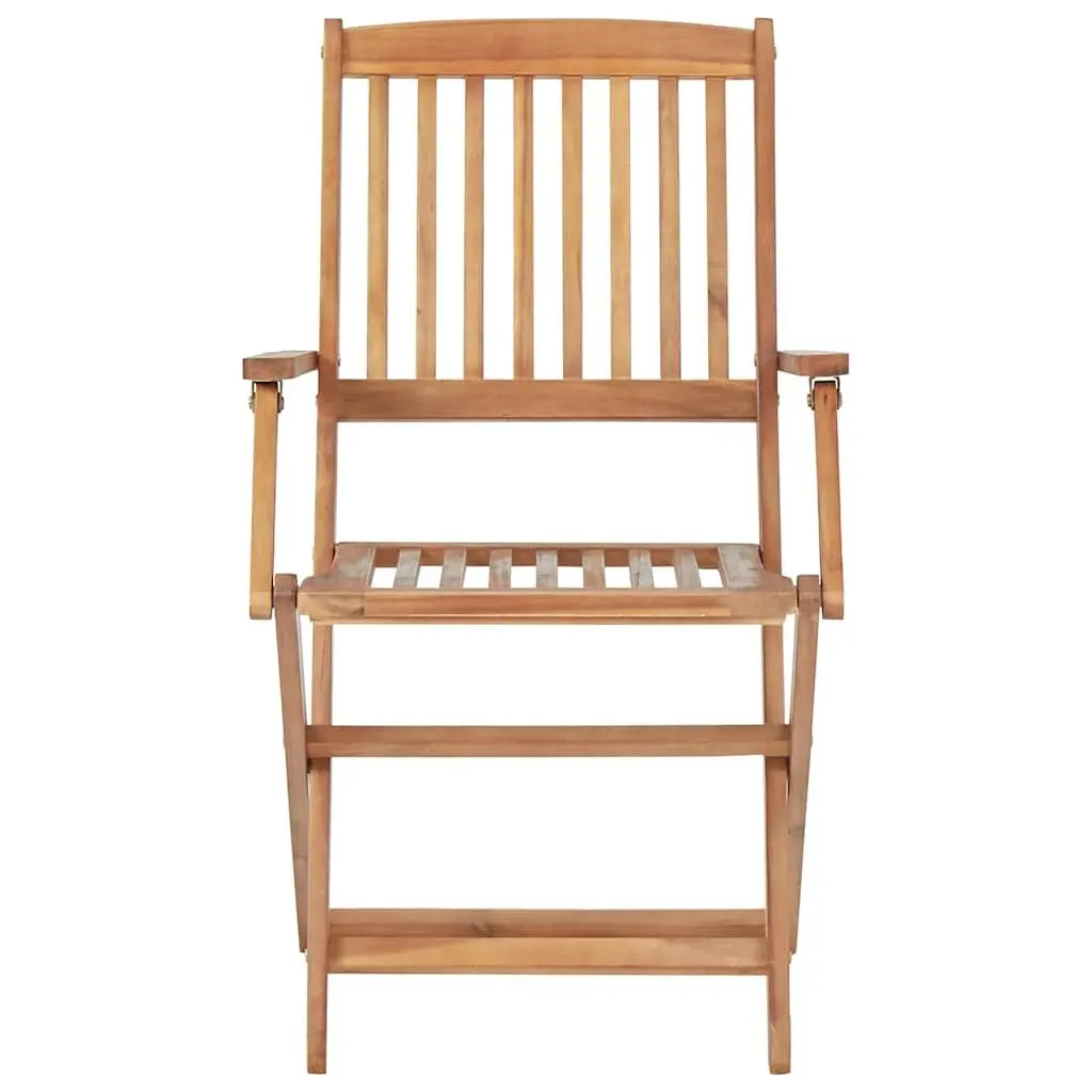 4 Piece Wooden Bistro Set for Outdoor Use
