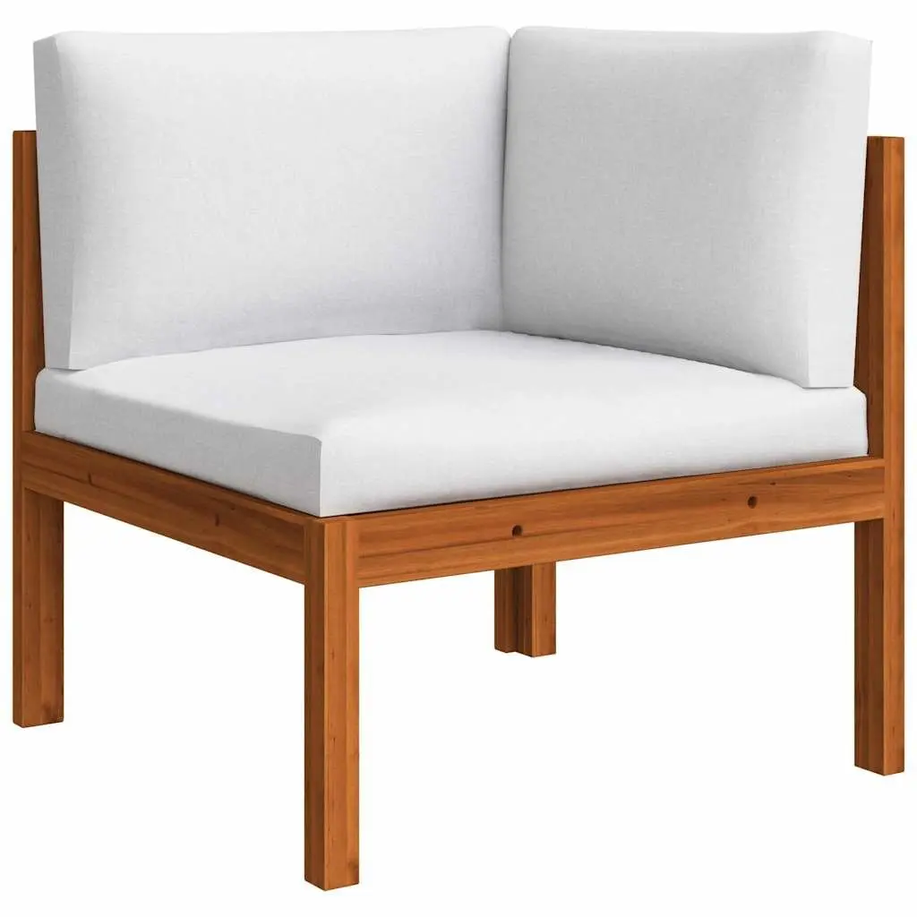 5 Piece Garden Lounge Set with Rope Backrest