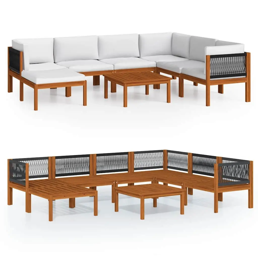 8 Piece Garden Lounge Set with Durable Build