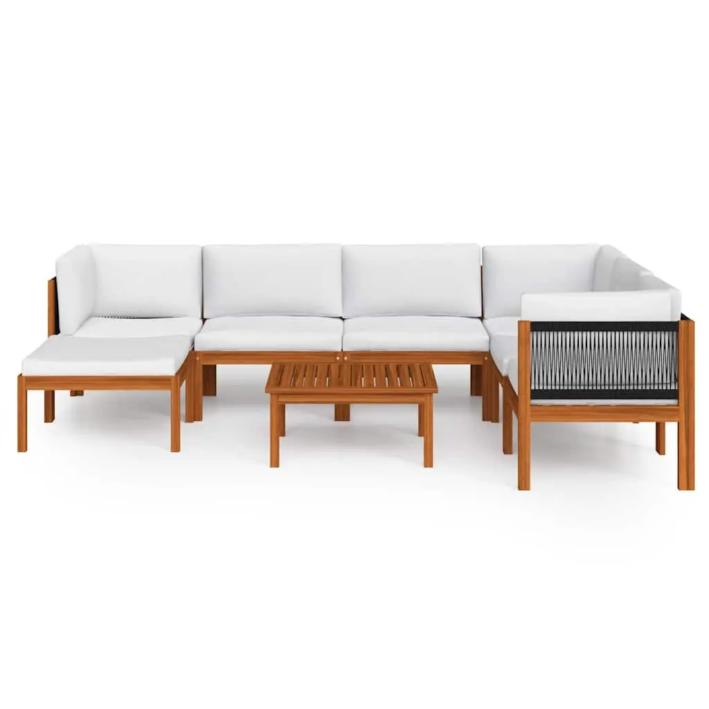 8 Piece Garden Lounge Set with Durable Build