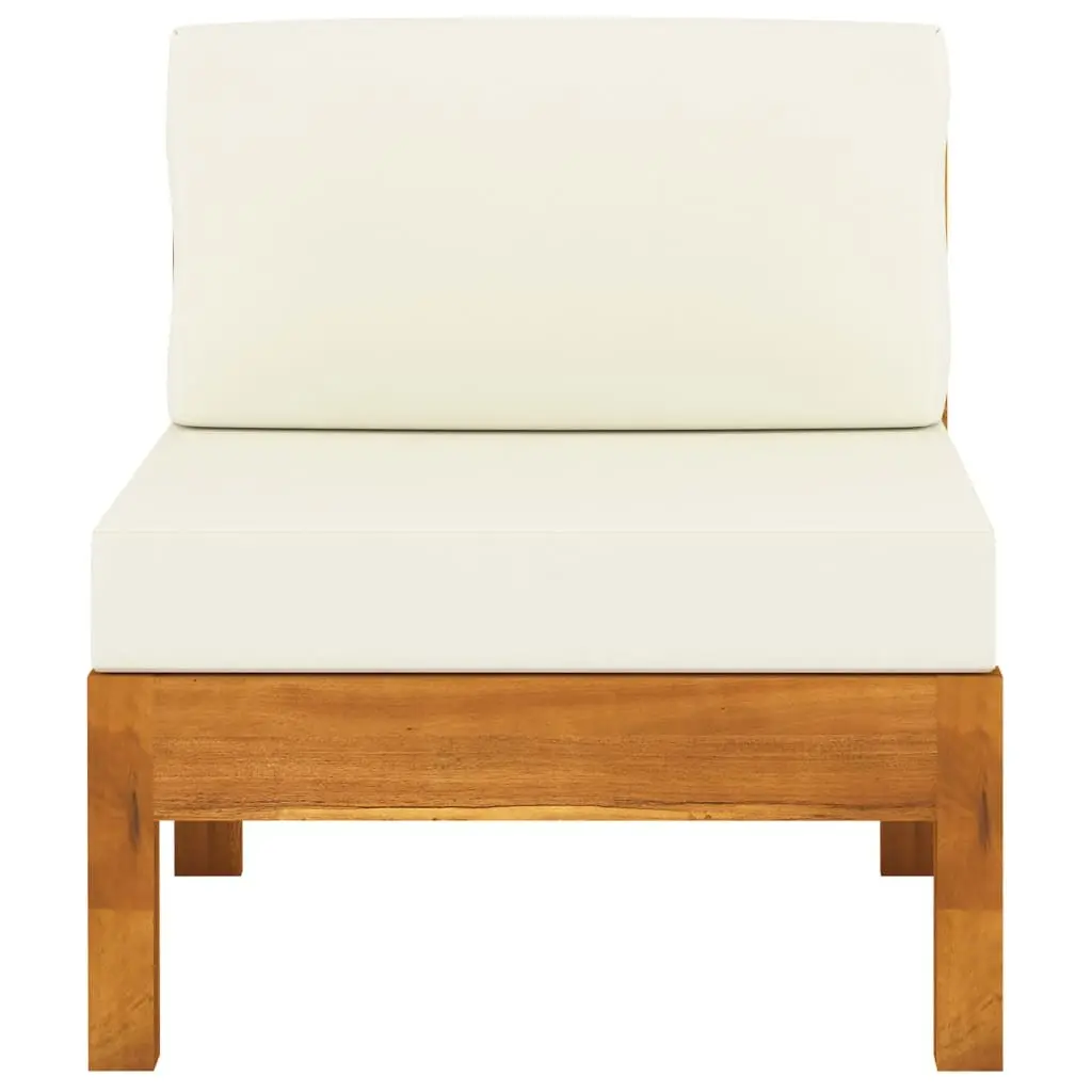 7-Piece Acacia Wood Garden Lounge Set for Outdoor Relaxation