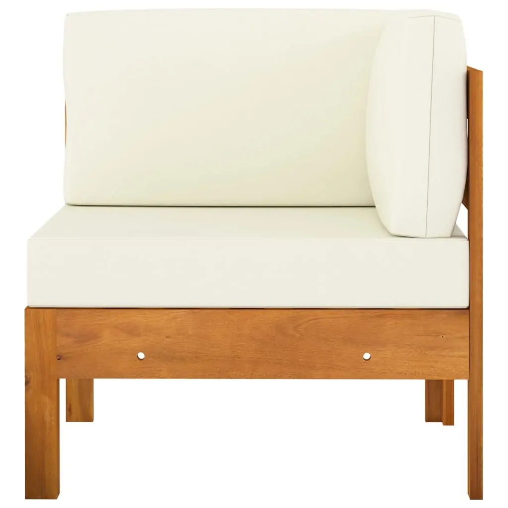 7-Piece Acacia Wood Garden Lounge Set for Outdoor Relaxation