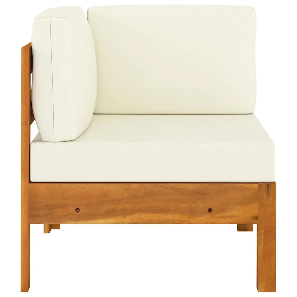 10 Piece Garden Lounge Set with Acacia Wood