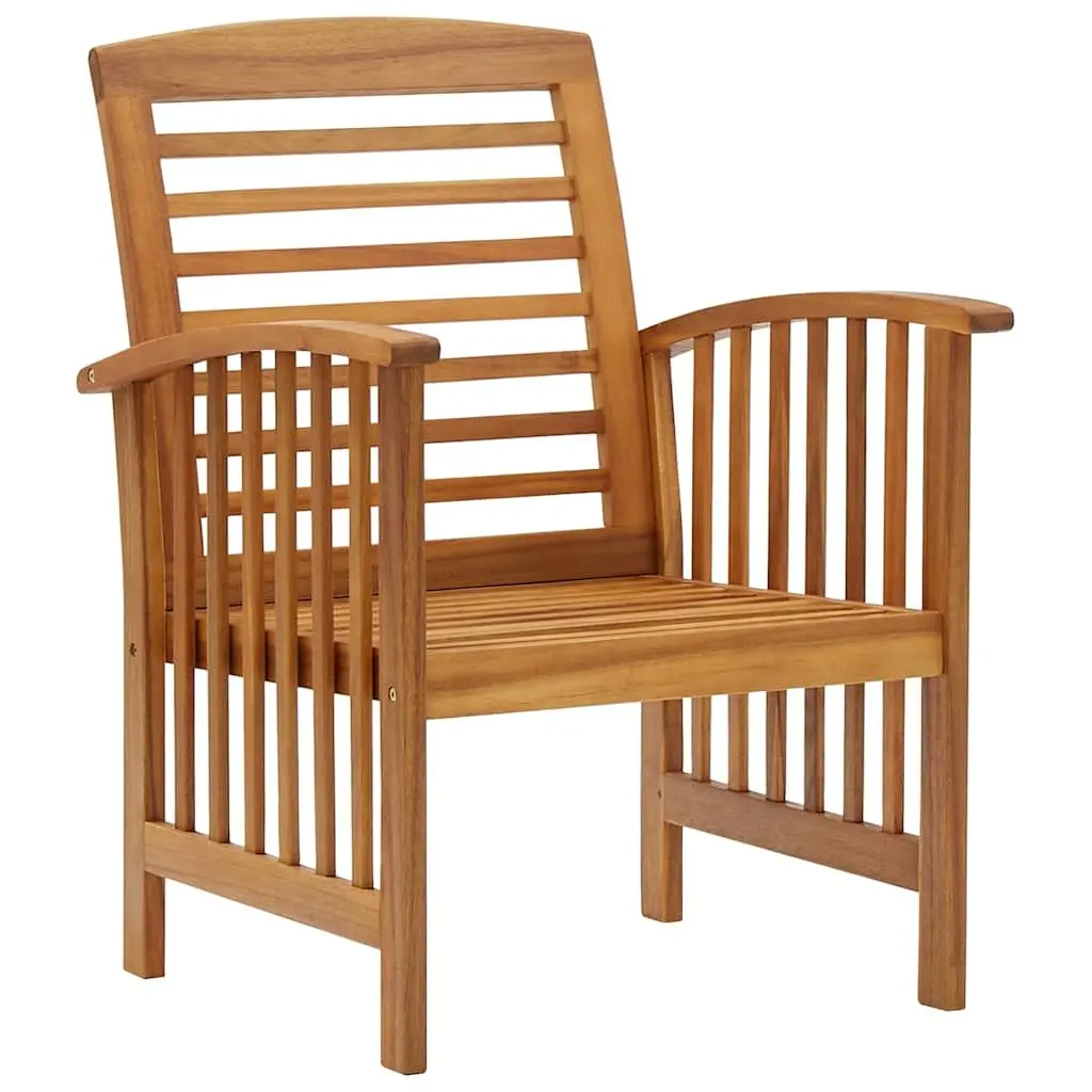 5 Piece Solid Wood Garden Lounge Set with Coffee Table