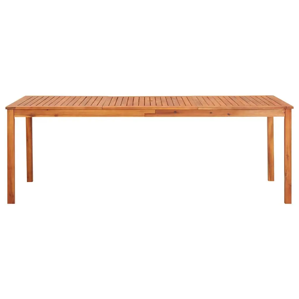 9-Piece Outdoor Dining Set with Solid Acacia Wood