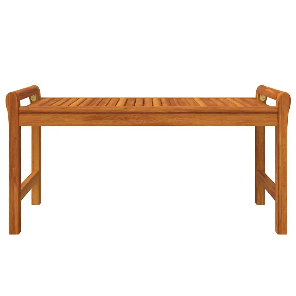 5 Piece Outdoor Furniture Set in Brown Acacia Wood