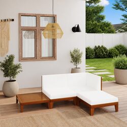 Premium 4 Piece Outdoor Lounge Set with Cushions