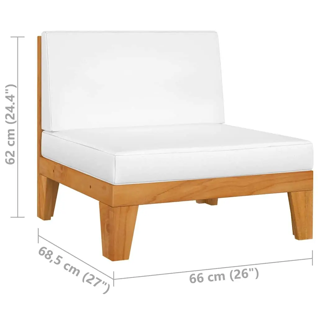 8 Piece Modular Outdoor Lounge Set with Cushions