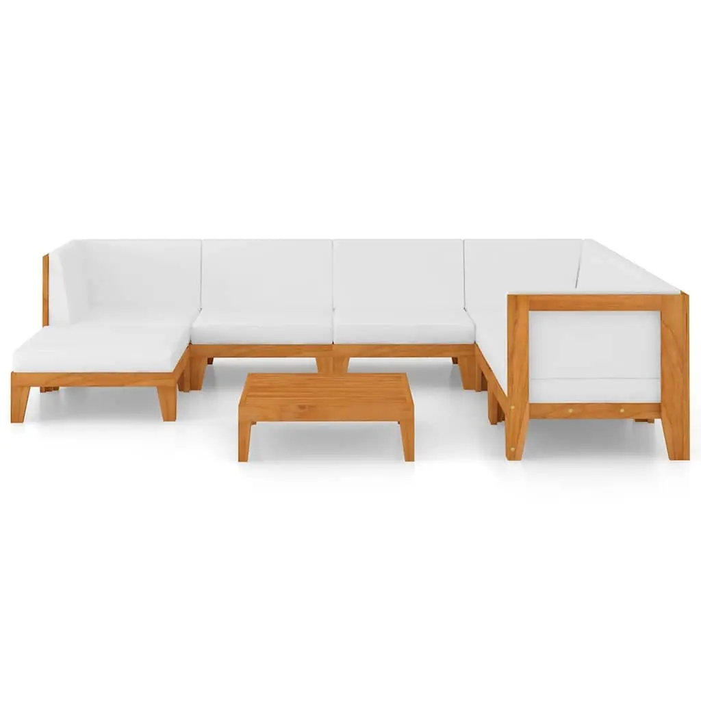 8 Piece Modular Outdoor Lounge Set with Cushions