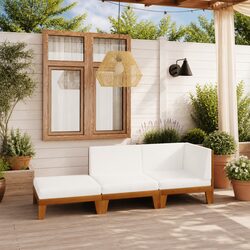 Sturdy Modular Outdoor Lounge Set 3 Piece Patio Furniture