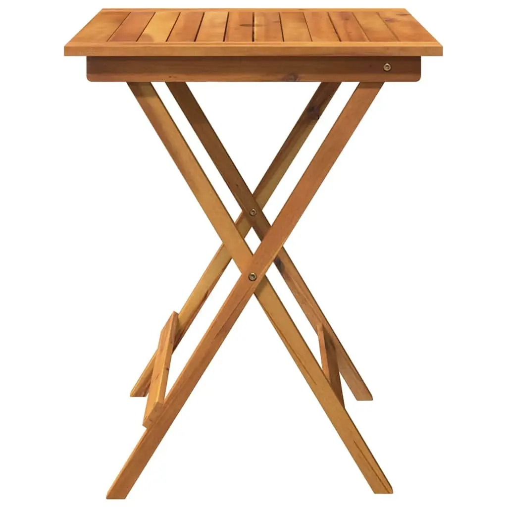 3-Piece Outdoor Dining Set with Folding Chairs and Table
