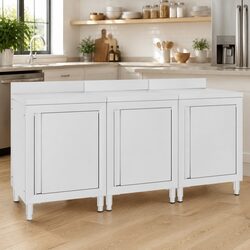 Stainless Steel Commercial Work Table Cabinet for Kitchen