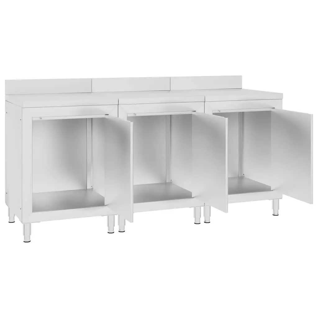 Stainless Steel Commercial Work Table Cabinet for Kitchen