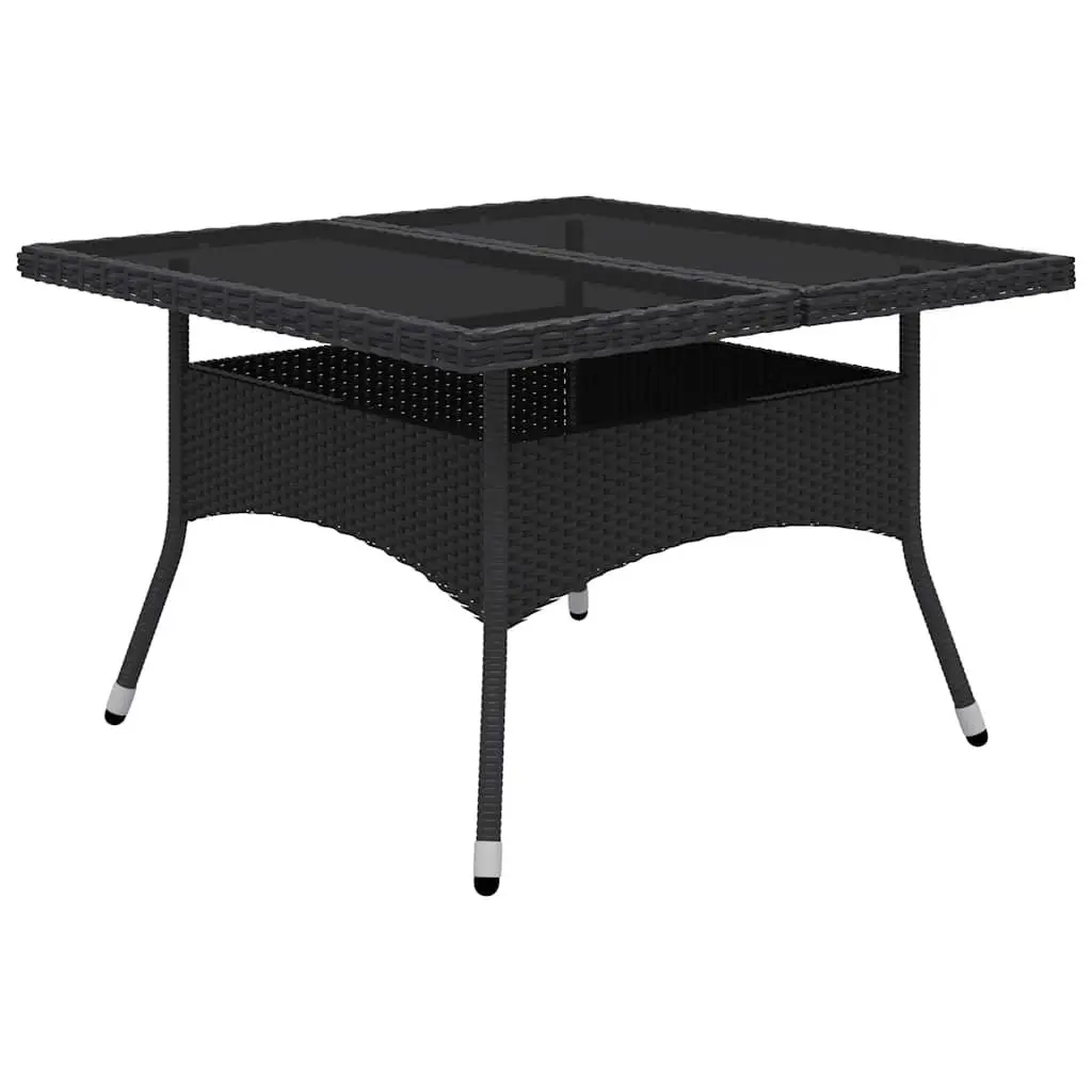 9 Piece Outdoor Dining Set with Glass Top