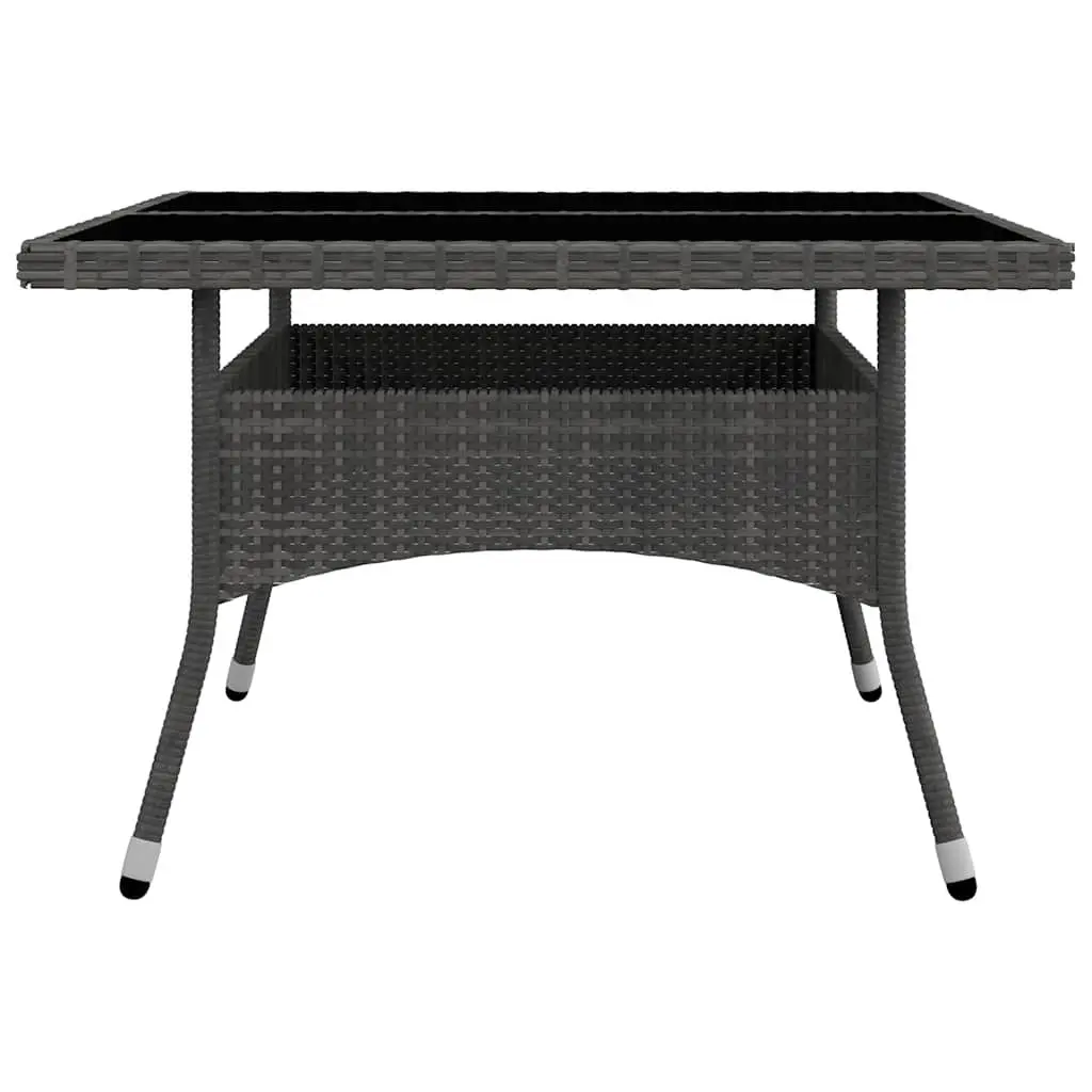 9-Piece Outdoor Dining Set with Glass Table & Cushions